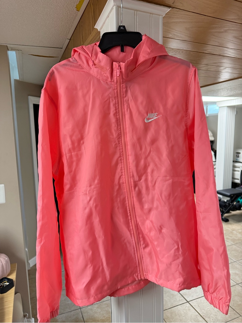 Nike Unisex Coral Pink Hooded windbreaker